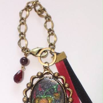 【レジン】鬼灯バックチャーム【イメージアクセ】