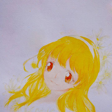 卷金发的少女 ‘花’