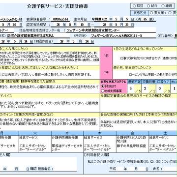 オーベルシュタイン（６５）のケアプラン