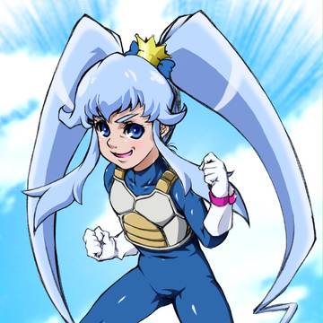 ひめに王族らしい格好をさせてみた