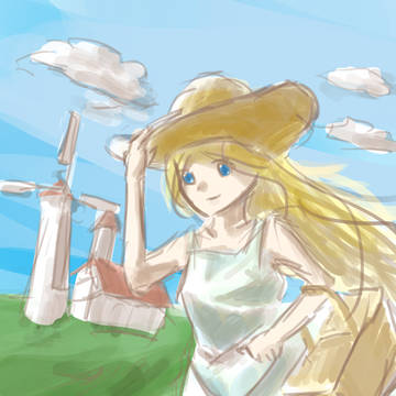 金髪の少女
