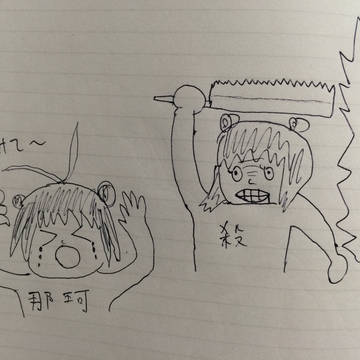 アイドルをノコギリで切りつけようとする雪風ちゃん