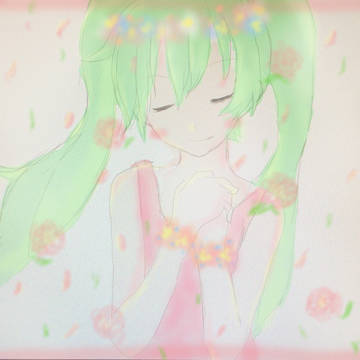 お花ミクさん