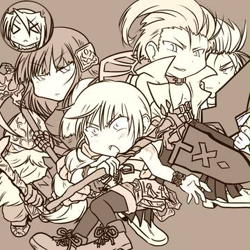 サガフロンティア2 15周年記念 下描き
