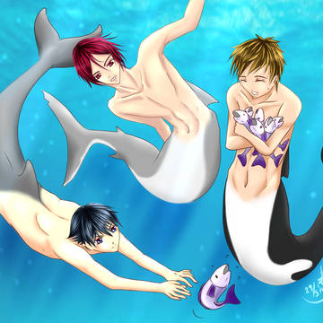 フリー 人魚子供達