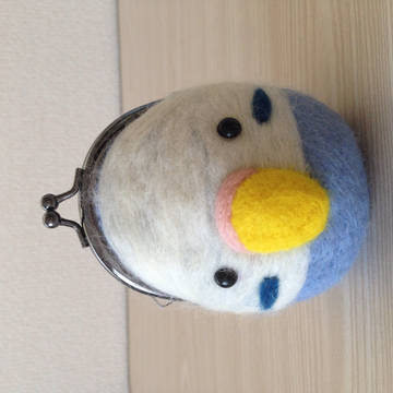 セキセイインコがま口