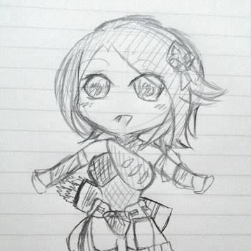 涼姫落書き