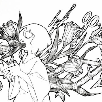隔離病棟塗り絵