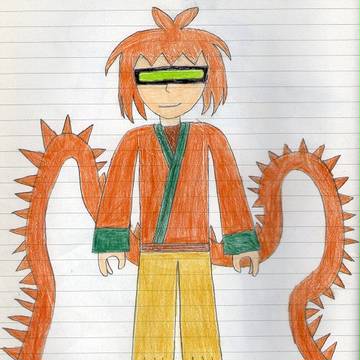 ツインテ(擬人化)とDr、ドラゴンのデザイン