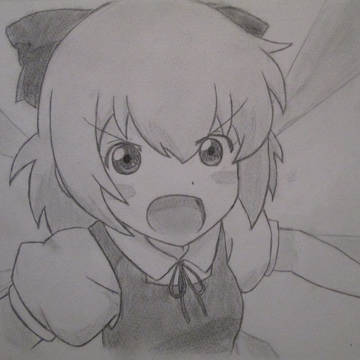 チルノを模写してみた