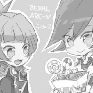 ZEXAL&ARC-Vらくがき