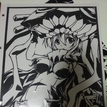 【切り絵】ヲ級ちゃん【切らせていただきました♪】