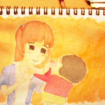 つばきちゃんとしんちゃん