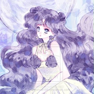 Moon Human Sketch Fan art Color