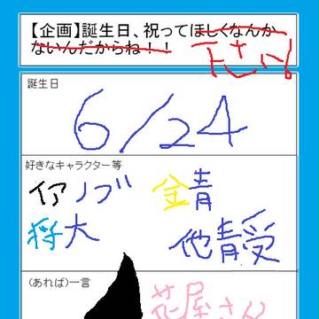 お誕生日祝って下さってありがとうございます