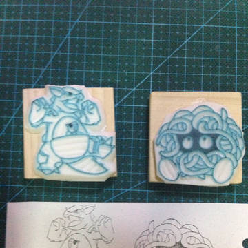 【消しゴムはんこ】