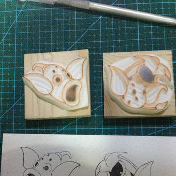 【消しゴムはんこ】