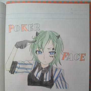 ポーカーフェイス　模写！！