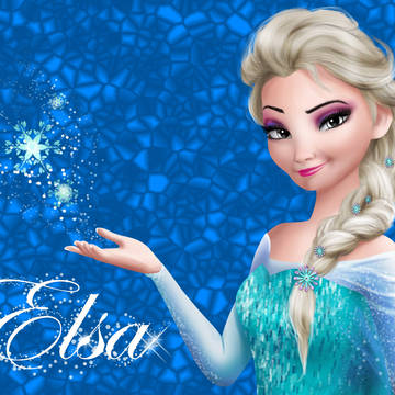 アナと雪の女王のエルサでしゅ。