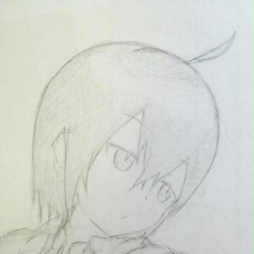 授ぎょｹﾞﾌﾝｹﾞﾌﾝ…暇してる時に描いてみた(￣∇￣*)ゞ