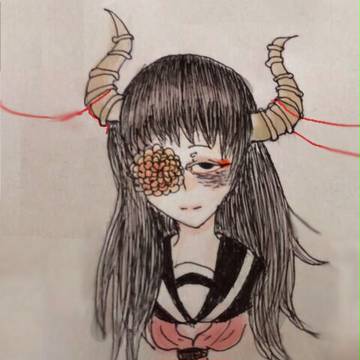 赤い糸と女