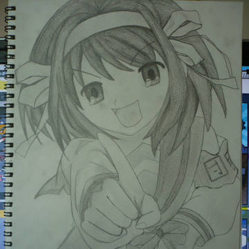 涼宮ハルヒ　描いてみた
