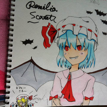 おぜう様描いてみた
