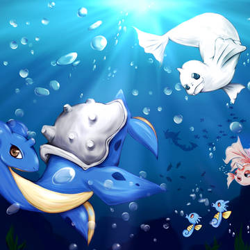 初代水ポケモンヽ(*´∀｀)ノぶくぶく