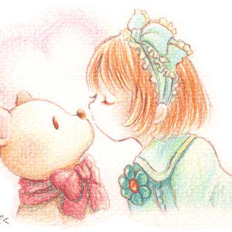 くまと女の子