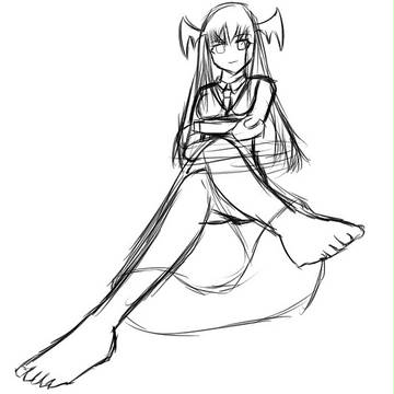小悪魔(ラフ)