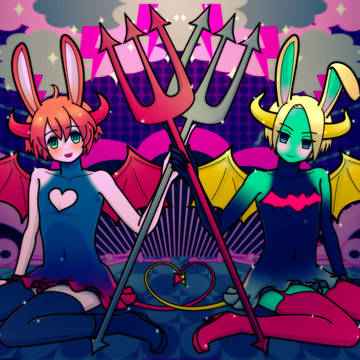 小悪魔ウサギ