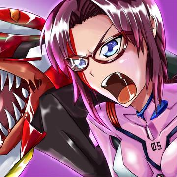 真希波・マリ・イラストリアス x Evangelion 02