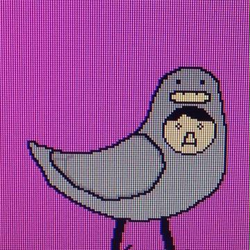ドット絵で自画像描いてたら結構上手く描けた。
