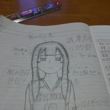 黒バスオリジナル小説〜主役のイラスト〜