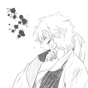 白夜叉落書き