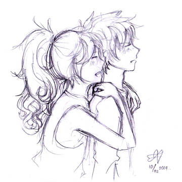 Back Hug~