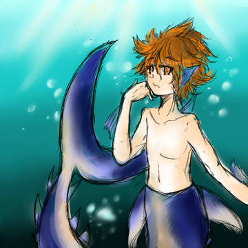 Mermaid!Tsuna?