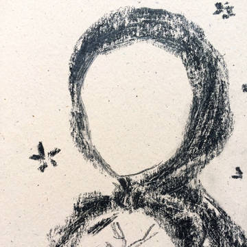 黒頭巾の少女の肖像