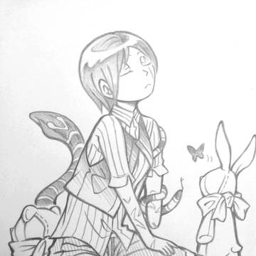 リリ＆蛇とよその兎＆熊