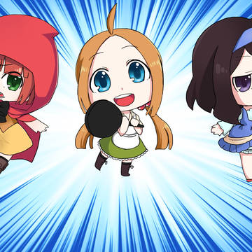 [塗り絵]グリムヒロイン's