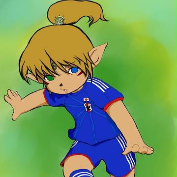 ララフェル×サッカー＝日本代表