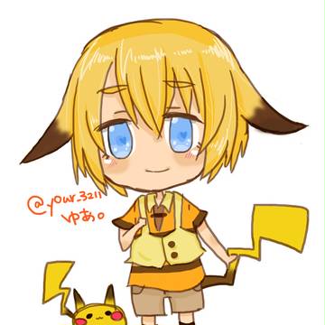 擬人化　ピカチュウ