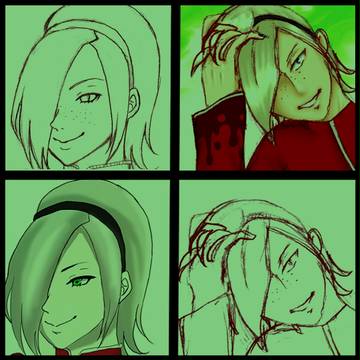 【線画交換】KOF、アッシュ・クリムゾン