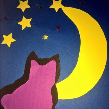 月猫　～黒と紫