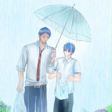 【青黒】雨の日