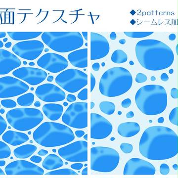【フリー素材】水面テクスチャ