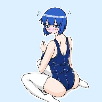 食い込むスク水