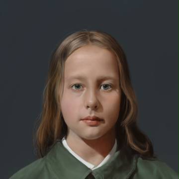 girl in green