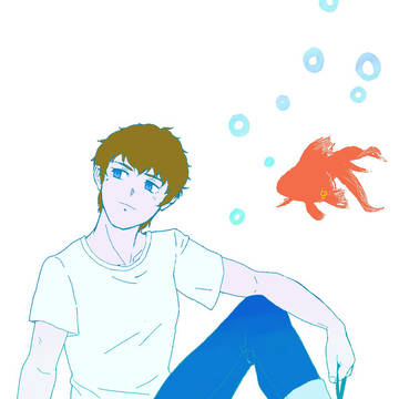 水の中？