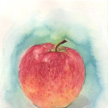 透明水彩画教室で描いた絵 つめあわせ